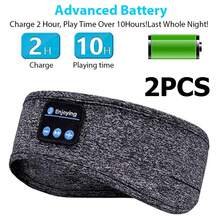 头带围巾，弹性无线耳机，无线耳塞，按键控制，运动跑步健身，睡眠音乐眼罩，无线耳机头带，创意节日礼物，无线耳塞 - 深灰色 - 查看 18