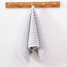 1 Pack Solid Color Premium Coral Fleece Large Hand Towels 30*60cm, Lint-Free, Quick-Drying Kitchen Towels - Multicolor - View 5