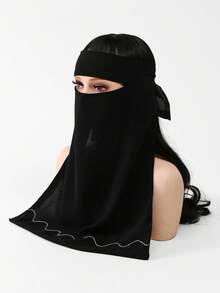 Sản phẩm thời trang năm 2026: Khăn che mặt bằng vải chiffon màu trơn dành cho nữ, nhẹ, thoáng khí, mềm mại và thoải mái, phù hợp để sử dụng hàng ngày. - Nhiều màu - Xem 34