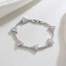 1pc Copper New Style Bracelet, Unisex Versatile Gift For Holidays - Multicolor - View 7