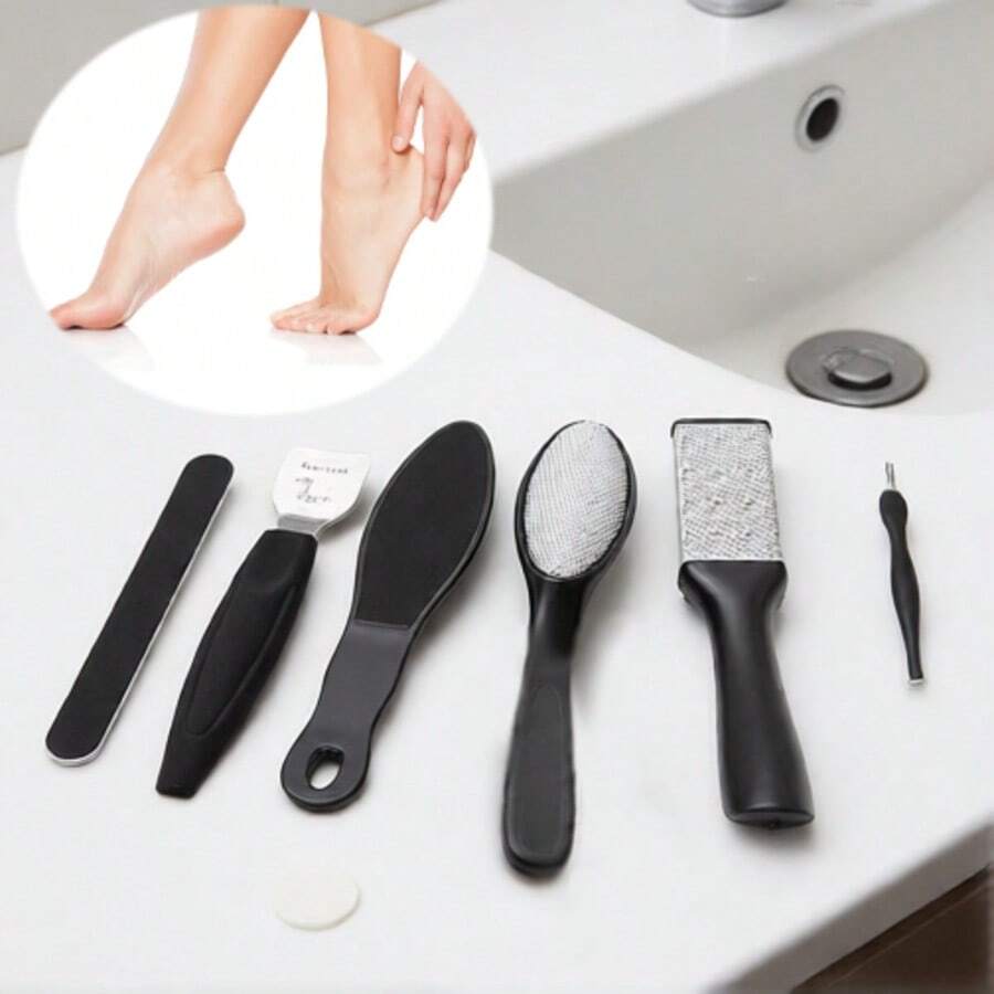 7/9/10/25-In-1 Professional Pedicure Tool Kit, Home/Salon Foot Care Dead Skin Remover, Nail Clipper, Foot File & Multi-Function Manicure Tools