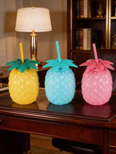1pc Fruit Detail Random Straw Cup