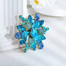 1枚优雅锌合金胸针，适合女性在婚礼、宴会和派对上佩戴 - XD825020 - 查看 7