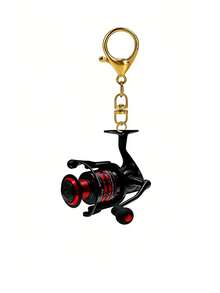 2d Flat Acrylic,Sea Fishing Road Imitation Wheel Fishing Line Wheel Acrylic Pendant - Gorgeous Fishing Lover's New Year Gift:Mini Spinning Reel Keychain – Cool Fishing Tackle Accessory For Men, Fishermen & Outdoor Enthusiasts - Multicolor - View 10