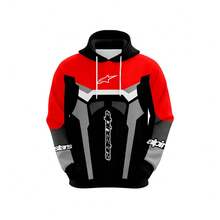 Alpine Moto Carro Racing Racing Motorsports Sweatshirt And Pants Set - Rojo - Ver 2