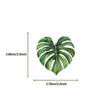 50 Green Plant Leaves Small Fresh Creative Graffiti PET Stickers DIY Hand Book Mobile Phone Case Computer Waterproof Gift - View 10
