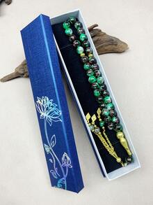 1条33颗10毫米穆斯林念珠手链，高品质礼盒包装，是开斋节、宰牲节、万圣节、圣诞节的理想礼物。 - 33顆禮盒款 - 查看 7