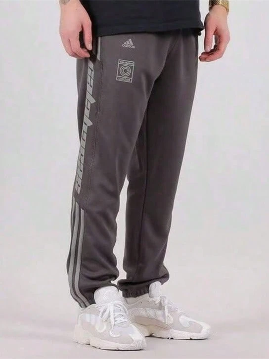 adidas originals YEEZY  Track Pants 三條紋休閒復古拼接針織運動褲CY 男款 - 咖啡色 - 查看 1