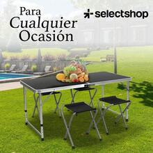 Folding Tables & Chairs - Black - View 3