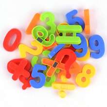 26-78pcs Magnetic English Alphanumeric Refrigerator Stickers, Made Of Colored Plastic Material, Suitable For Home Decoration, Room Decoration, Including ABC, 123 Vocabulary, Including Spelling, Counting, Uppercase And Lowercase Letters - Multicolor - View 7