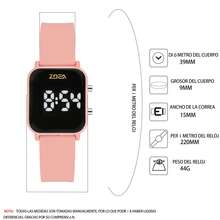 ZOEA Women Quartz Watches - Rosa claro - 查看 2