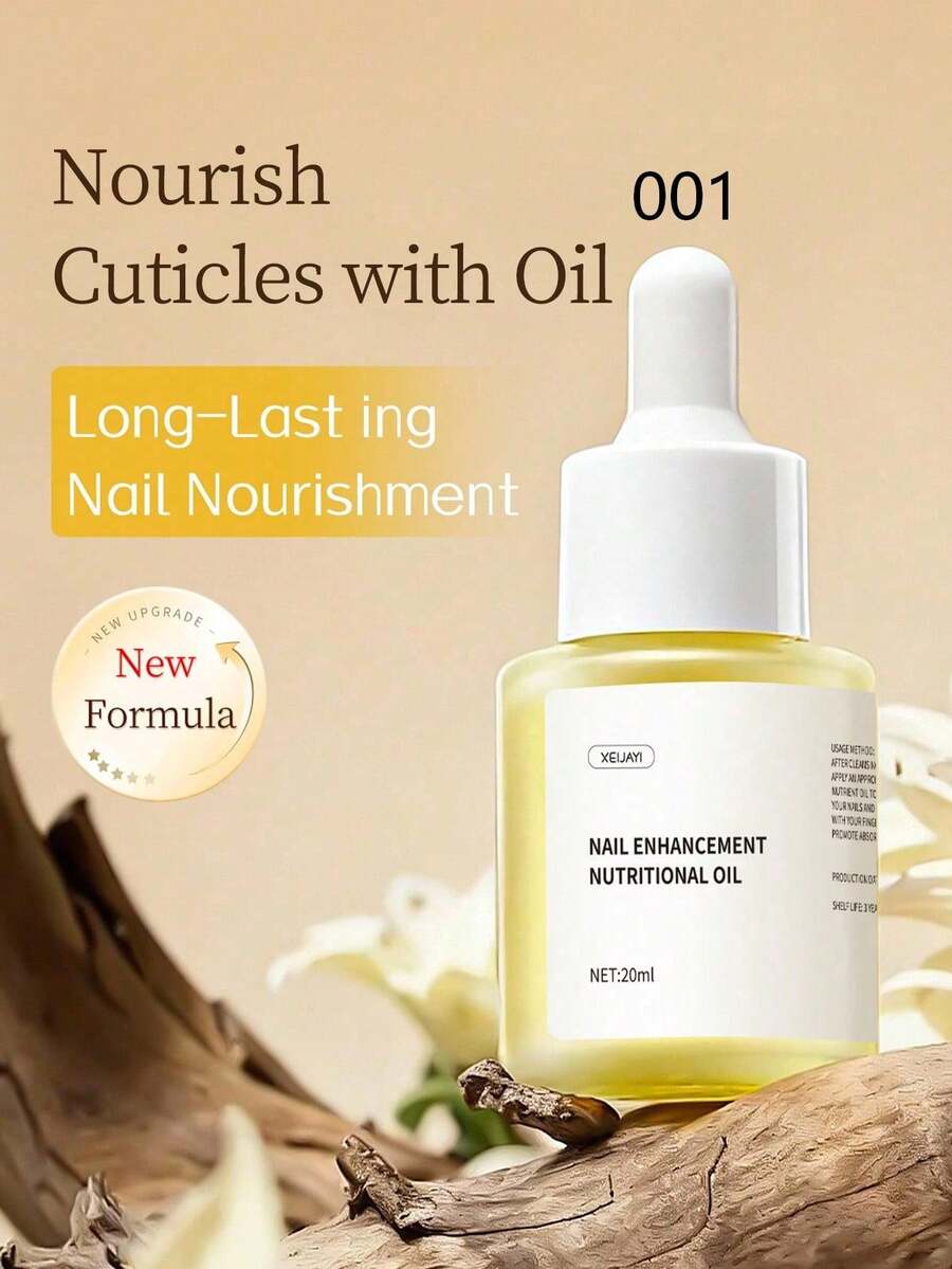 XEIJAYI 20毫升指甲营养角质层护理油，植物滋养油，指甲调理保湿，角质层护理，指甲护理工具