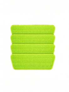 1/2/4pcs Ultra-Fine Fiber Flat Mop Replacement Pads, Braided Cloth Spray Mop Heads With Hook & Loop - Trapezoidal Mop - View 8