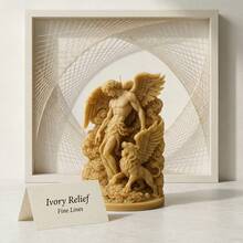 1Pc Easy Release Silicone Candle Mold, Winged Guardian And Lion Relief, Crisp 3D Sculpture Texture, Easy Demold Candle Making Mold For Display - SHJY-gJ300 - View 4