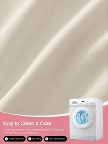 1pc Romantic French Ruffle Quilted Envelope Pillow Cover (Pillow Insert Not Included), Exquisite Romantic Decorative Pillow Sham For Bedroom/Dorm/Sofa/Lounge Chair, Can Be Given As Gift To Lover Or Friend. Machine Washable. Oeko-Tex Certified. Beige - Beige - View 6