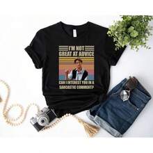 Friends T-Shirt, Matthew Perry Shirt, Friends Quotes, Funny Friends Shirt, Sarcastic Comment Shirt, Chandler Bing Shirt, Friends Matthew Shirt - 黑色 - 查看 6