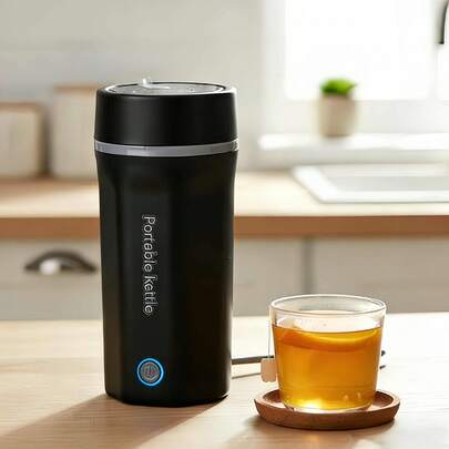 OCTAVO 500毫升旅行电水壶，便携式迷你热水壶，小型保温瓶，带自动断电和防干烧保护功能，是旅行、办公、酒店、生日、情人节、圣诞节、母亲节礼物的理想之选。