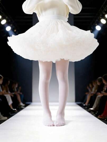 1pc Girls White Tights, Solid Color Design, Minimalist Lolita Style Stockings, Fashion Soft Comfortable Breathable Leggings, Suitable For Princess Dress, Holiday Gift, Daily Wear, Stage Performance, School Activities