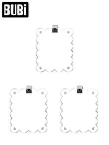 蕾丝汽车遮阳板相框夹 DIY 个性化照片遮阳夹装饰，适用于家庭宠物狗猫男女朋友照片架收纳整理汽车配件 - 蕾絲 - 查看 19