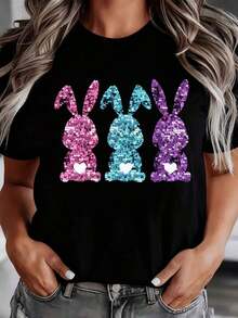 Women T-Shirts - Black - View 12