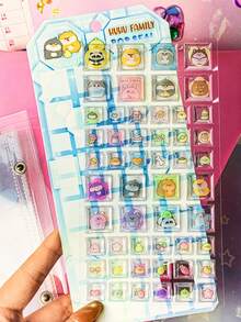 Hình dán đường vuông pha lê. Chất lượng thẩm mỹ cao, vật liệu làm sổ tay, ốp điện thoại, hành lý, hình dán trang trí, hình dán vui nhộn, trang trí ốp điện thoại. Trang trí nhà cửa, trang trí tiệc tùng, quà tặng các dịp lễ. Sang trọng. May vá. Tự làm. Lễ tốt nghiệp - Lễ khai giảng. Quà tặng tựu trường. Trang trí. Mèo con nâu nhỏ, trẻ em, hình dán, đồ dùng tựu trường. - Nhiều màu - Xem 10