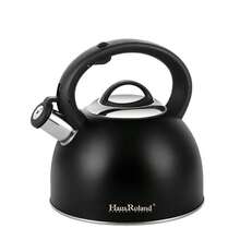 Haus Roland Hausroland 3升不锈钢鸣笛水壶，适用于燃气灶、电炉和电磁炉。 - 查看 11