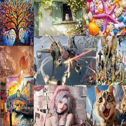 1000pcs Creative Adult Jigsaw Puzzle, Thick & Durable Seamless DIY Puzzle, Interesting High-Quality Family Challenge Frameless Puzzle, Suitable For Birthday Gift, Easter Gift, Home Decor, Great For Home, Living Room, Office Decoration