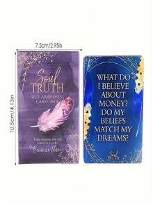 1 Set Multi-Player Soul Truth Self-Awareness Tarot Cards, Suitable For Easter, Halloween, Music Festivals, Birthday Parties - View 2