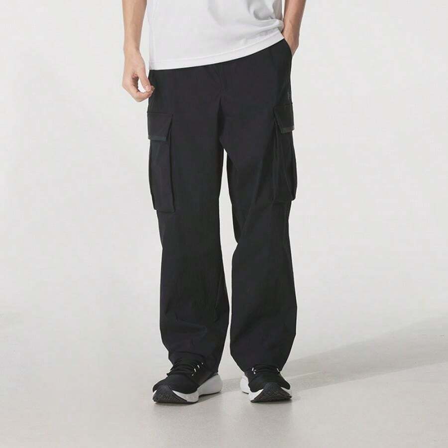 Under Armour UNSTPBLE TXTR WOVEN CARGO Pants, Men's Athletic Running Fitness 6003862 - Black - View 1