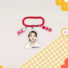 1pc JIMIN, J-HOPE, RM, JIN Microphone Pendant Decoration, With Personal Signature Color Pendant, Suitable For Clothing, Bags, Car Keys, Creative Cute Party Decoration, Ideal For Christmas, Valentine's Day, Birthday Gift - Multicolor - View 24