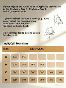 2/1piece Push-Up Bra, Invisible Bra For Small Bust, Reusable Bust Enhancing Bra. Suitable For Backless, Strapless Dresses And Daily Wear. - Multicolor - View 9
