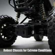 Children's Day Best Gift High - Speed 4WD RC Drift Car: A Cool And Funny Gift! RC Monster Truck With LED Lights, 25+ KM/H Fast Off - Road RC Car For Kids. All Terrain Electric Toy Vehicle With Shock Absorbers And Big Tires, Ideal Birthday Gifts For Boys And Girls Aged 6 - 12 - Multicolor - View 7