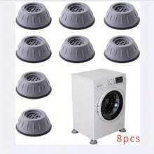 Anti-Vibration Pads For Washing Machine, Base Risers, Moisture-Proof Refrigerator Feet, Shock-Absorbing Covers, 8 Pcs/4 Pcs HHMI - 4 Pieces - View 8