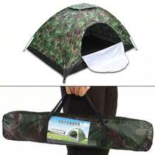 2-3 Man Automatic Instant Double Layer Camping Tent Waterproof Outdoor - Army Green - View 4
