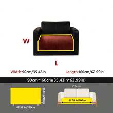 1件装奢华丝绒沙发套，简约亲肤，宠物友好，可机洗，适用于客厅、书房、卧室、办公室等场所的1-4人沙发，四季皆宜 - 紅色 - 查看 19
