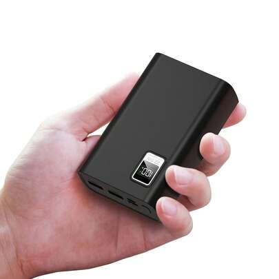 20000mAh 22.5W Fast Charging Power Bank With LED Digital Display, Triple Output Portable External Battery Pack For Phones & Tablets