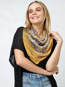 4pcs Satin Headscarf Headwrap Sleeping Headband - 27.5 Inch Satin Square Headscarf For Women - Multicolor - View 4