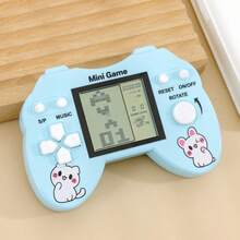 Retro Gamepad Design, Multi-Color Options, Pressure Relief Toy, Requires 2 AAA Batteries (Not Included), Built-In 26 Classic Games Including Memory Challenge, Shooting Games, Etc. Classic Retro Puzzle Electronic Game Machine, Pocket-Sized Portable For Anytime Play, Ideal Gift For Children & Teenagers, Suitable For Halloween, Thanksgiving, Christmas And Birthday - Multicolor - View 13
