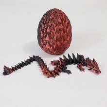 6pcs 3D  Dragon Egg Set With Movable Joints, Unique Desk Toy, Perfect Gift For Holidays And Parties Decor Decorative, Gifts Men,Miniature Things,Valentines Gifts,Party Favors,Party Supplies Gifts - 6pcs - View 7