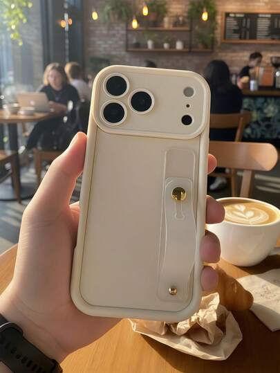 1 قطعة إطار صور موضة مع حامل سوار للهاتف، متوافق مع آيفون 12/13 برو ماكس، هونر X7، جالاكسي A56 5G، سمارت 8، هوت 40i، ترانسيشن سبارك 20/20C/جو 2024، نوت 14 5G، موتو E22/E22i، A54، تصميم بسيط للاستخدام اليومي والحمل في الخارج، الإصدار الدولي، وليس الإصدار المحلي