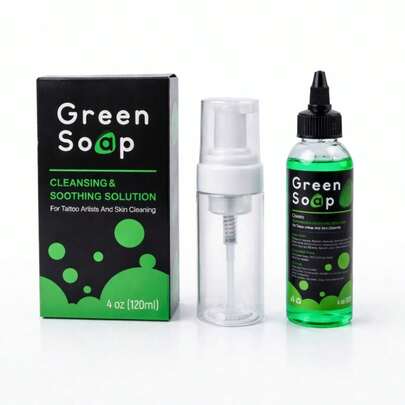 Green Soap 120ml Jabón Verde Concentrado Para Tatuaje Con Botella