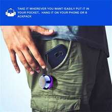 Mini Portable Bluetooth Speaker, Mini Version, Fluorescent Gradient, USB Rechargeable, With Lanyard - View 3