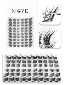 60簇假睫毛，蓬松自然，适合日常妆容、派对、节日，可拉长眼尾，放大双眼。 - 查看 6
