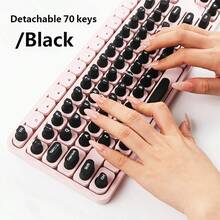 OUMINGYQ Universal Silicone Keyboard Cover - 70 Keys Removable DIY Keyboard Protector, 3 Colors Available, Long Nail Keyboard Membrane With Raised Grooves, Suitable For Laptop - Multicolor - View 15