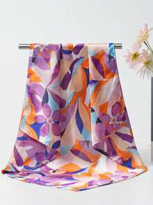 4pcs Satin Headscarf Headwrap Sleeping Headband - 27.5 Inch Satin Square Headscarf For Women - Multicolor - View 6