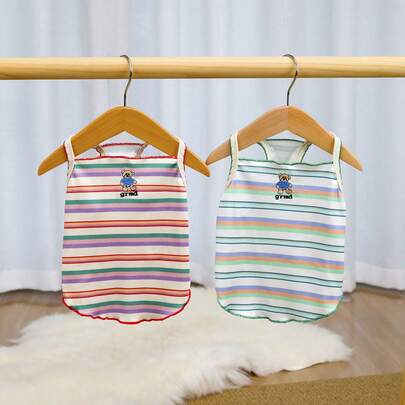 Pet Clothes, New Spring/Summer Designs, Small Animal Vest, Cat Suspender, Breathable Dog Apparel