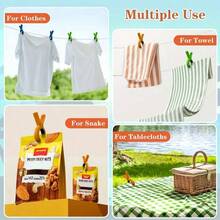 4/6/8/10pcs Large Beach Towel Clips, Suitable For Beach/Pool/Cruise Chair, Durable, Windproof, 4 Vibrant Color Options - Mixed Colors - View 5