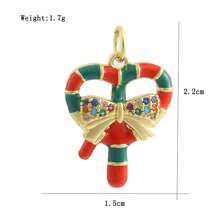 1个铜质时尚心形吊坠，可DIY手链、项链、耳环、包包挂饰配件 - 彩色 - 查看 45