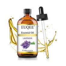 EUQEE 118毫升薰衣草香草精油，大容量，纯正配方，配有玻璃滴管，适用于皮肤护理、香薰机、芳香疗法、清洁、肥皂和蜡烛制作。成分：茉莉、尤加利、薄荷、檀香、乳香、甜橙、依兰、柠檬、玫瑰、佛手柑、茶树、柠檬草、广藿香、迷迭香、香茅、肉桂、洋甘菊、没药、岩兰草。 - 多樣化香型 - 查看 2