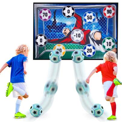 Kids Football Toy Set, Indoor & Outdoor Football Training Props Set, Suitable For Children's Competition Games, Parent-Child Interaction, Shooting Practice, Skill Enhancement, Sports Fun
